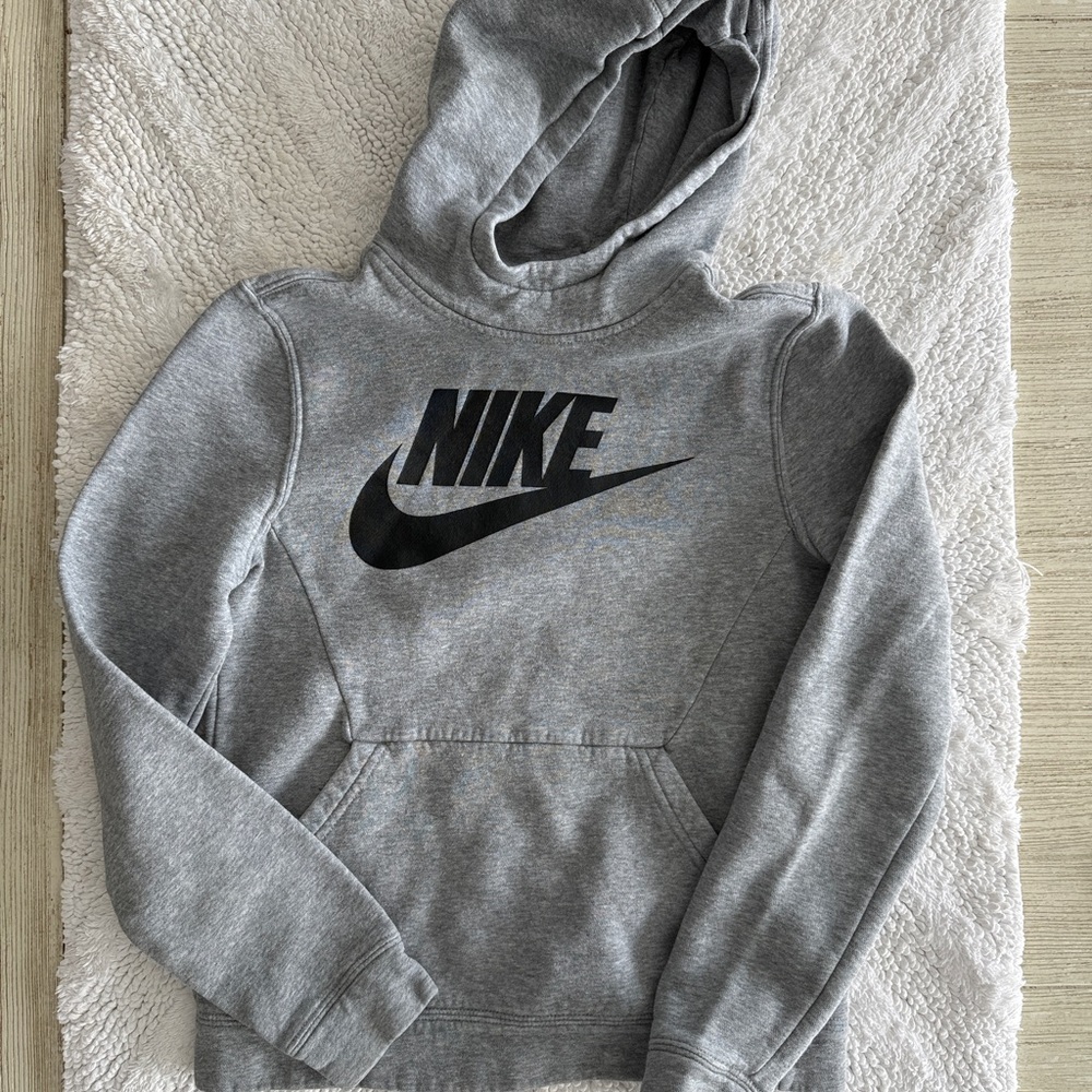 Nike Kids Charcoal Gray Hoodie